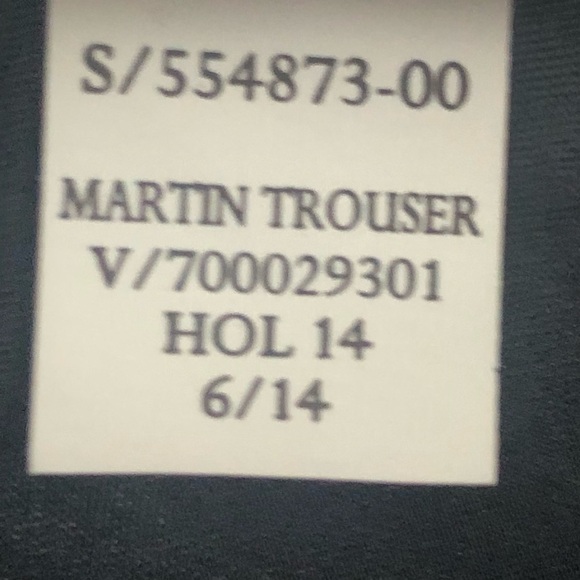 Banana Republic Navy blue  Martin trouser wool blend lined size 0S - Picture 7 of 11